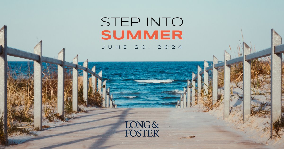 longandfoster's tweet image. Here’s to the First Day of Summer! Whether you spend the day walking in your neighborhood, reading a good book on your front porch or grilling some burgers in the backyard, we hope you celebrate everything that makes summer feel like home. #FirstDayofSummer #summertime