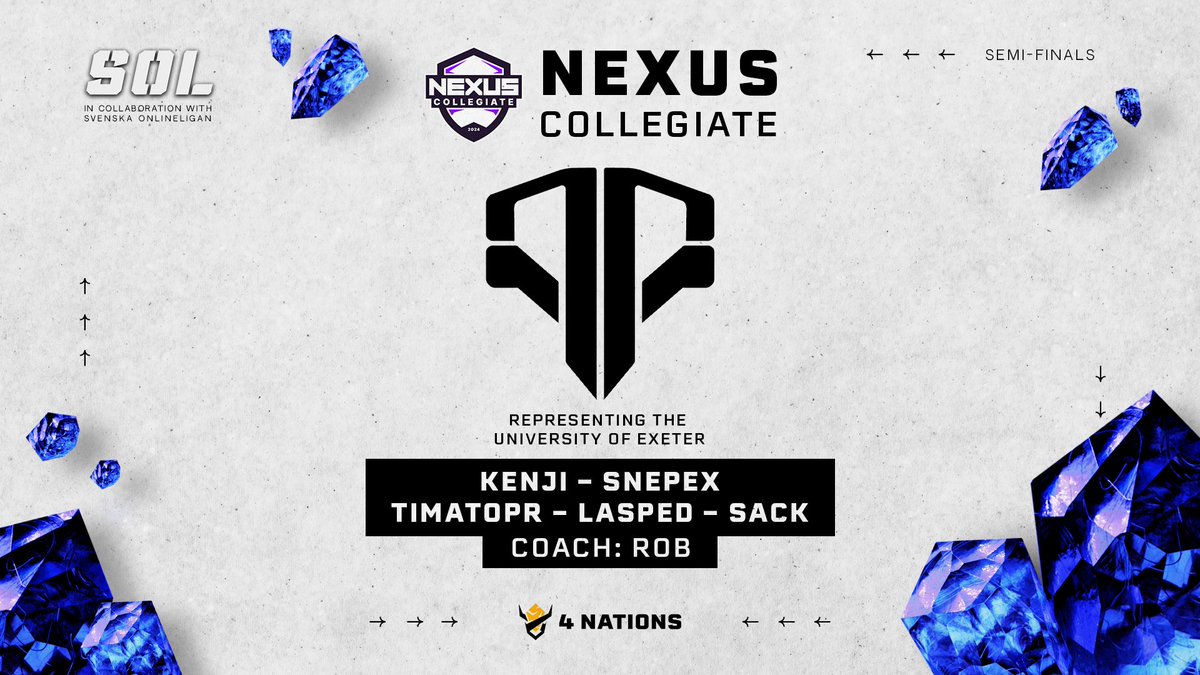 UKEL presents: 4 Nations (@theukel) on Twitter photo ๐งโ๐Nexus Collegiate๐งโ๐
After their incredible run at <a href="/NLClol/">Arozzi NLC</a> RPS, <a href="/PARAGONPRG/">PARAGON</a> are representing the UK & Ireland's university scene on the international LAN stage โ๏ธ
โ๏ธ vs. KTH Fritt Fall
โฐ 14:45 BST
๐ <a href="/NexusCollegiate/">Nexus Collegiate</a> Semi-Finals
๐บ twitch.tv/svenskaonlinelโฆ
Good luck lads! ๐ ๐งโ๐Nexus Collegiate๐งโ๐
After their incredible run at <a href="/NLClol/">Arozzi NLC</a> RPS, <a href="/PARAGONPRG/">PARAGON</a> are representing the UK & Ireland's university scene on the international LAN stage โ๏ธ
โ๏ธ vs. KTH Fritt Fall
โฐ 14:45 BST
๐ <a href="/NexusCollegiate/">Nexus Collegiate</a> Semi-Finals
๐บ twitch.tv/svenskaonlinelโฆ
Good luck lads! ๐