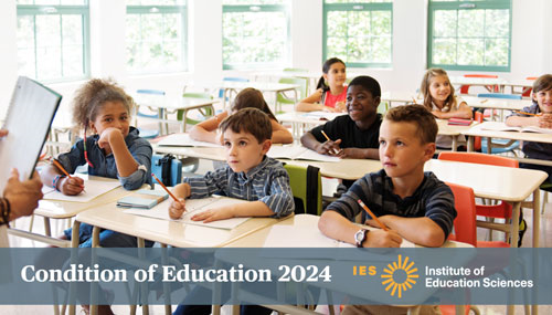 .<a href="/EdNCES/">NCES</a> recently released the Report on the Condition of Education 2024, detailing the state of U.S. education from pre-K to postsecondary, labor force outcomes &amp; international comparisons. Explore the report to find key data on #ELs in public schools.

📝ow.ly/Z0uE50Sbily