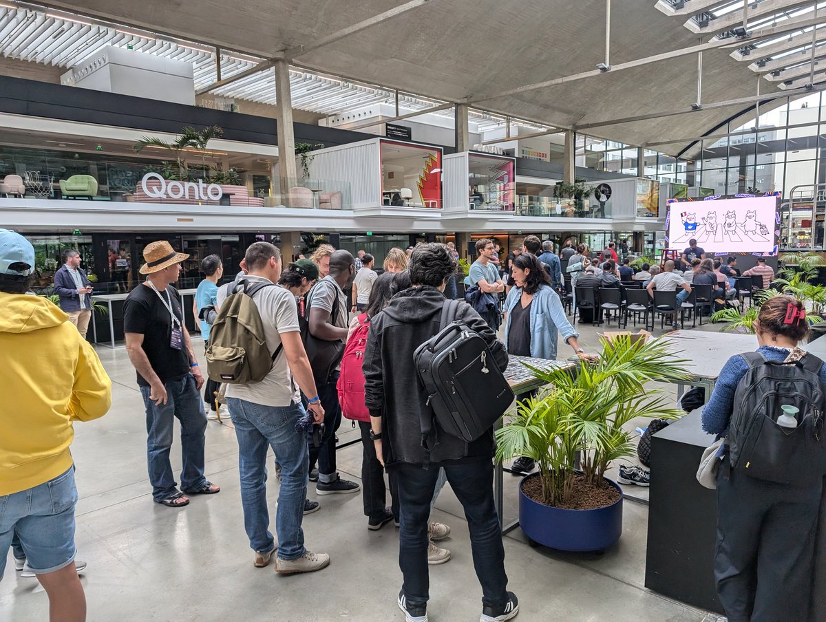 Yann Leger (@yann_eu) on Twitter photo Live from the Paris Open-Source AI developer meetup organized by <a href="/Docker/">Docker</a> <a href="/ollama/">ollama</a> with <a href="/gokoyeb/">Koyeb</a> <a href="/RedHat/">Red Hat</a> <a href="/huggingface/">Hugging Face</a> <a href="/llama_index/">LlamaIndex 🦙</a> <a href="/neo4j/">Neo4j</a> <a href="/weaviate_io/">Weaviate • vector database</a> <a href="/cohere/">cohere</a> <a href="/giskard_ai/">Giskard</a> Live from the Paris Open-Source AI developer meetup organized by <a href="/Docker/">Docker</a> <a href="/ollama/">ollama</a> with <a href="/gokoyeb/">Koyeb</a> <a href="/RedHat/">Red Hat</a> <a href="/huggingface/">Hugging Face</a> <a href="/llama_index/">LlamaIndex 🦙</a> <a href="/neo4j/">Neo4j</a> <a href="/weaviate_io/">Weaviate • vector database</a> <a href="/cohere/">cohere</a> <a href="/giskard_ai/">Giskard</a>