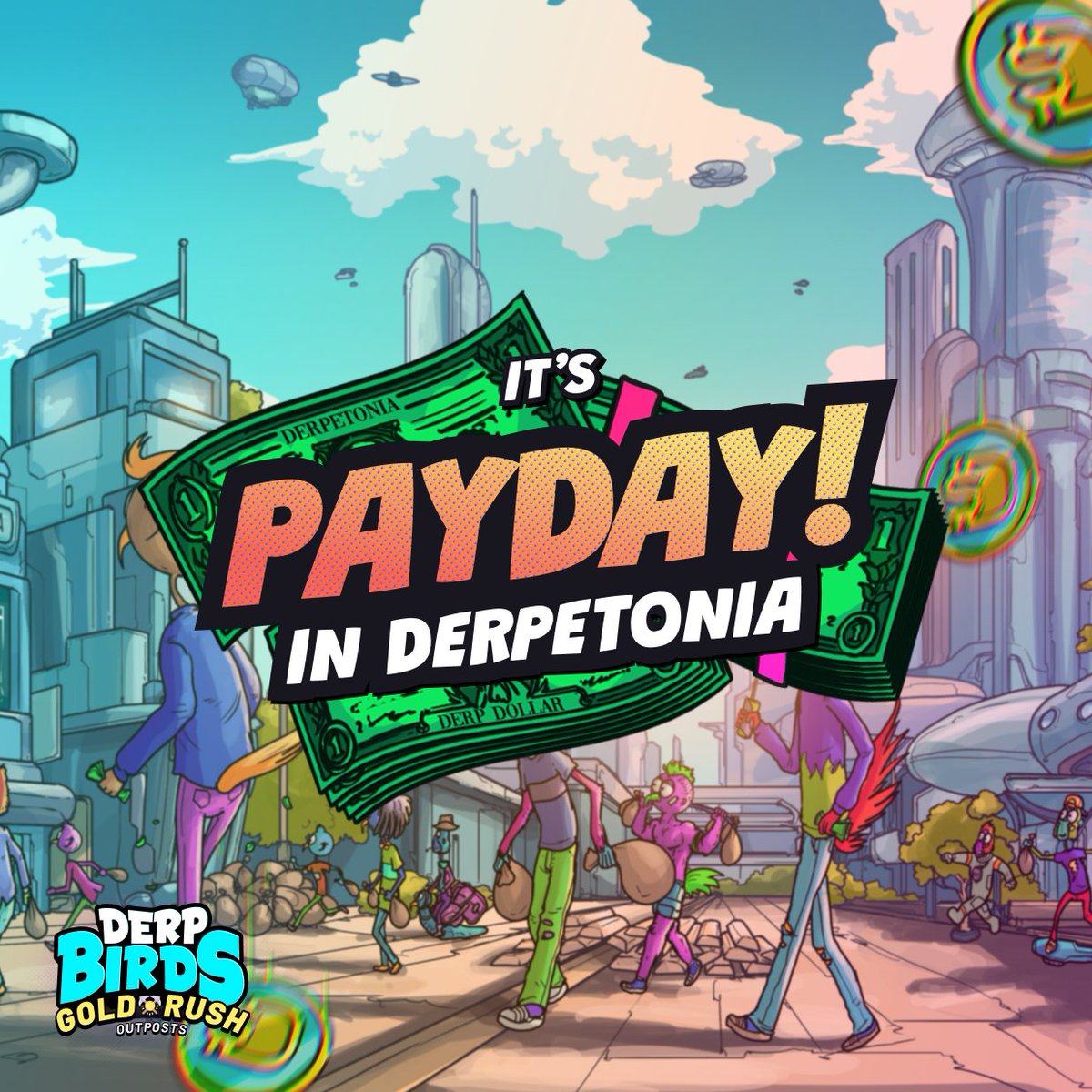 derp_goldrush's tweet photo. It's payday in Derpetonia 💸

Head over to the Gold Rush app to claim your Derp Dollars for this epoch's end 💰

Gold Rush App: https://t.co/3iN0Aiys6q https://t.co/SA7SCFMhmY