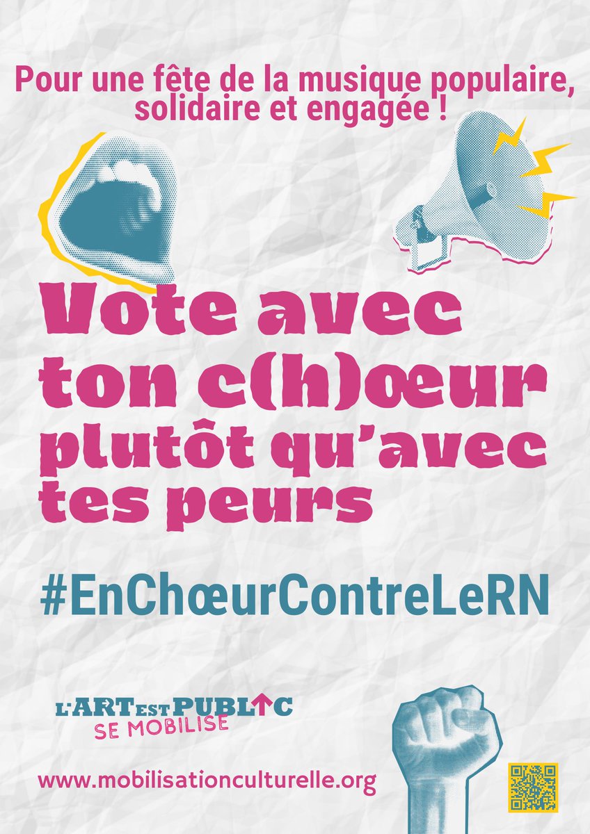 Tous nos visuels pour se mobiliser joyeusement (et bruyamment) demain (et jusqu'au 7 juillet) ! 
#EnChoeurContreLeRN
►cloud.ufisc.org/s/7gdWFb8MHTRb…