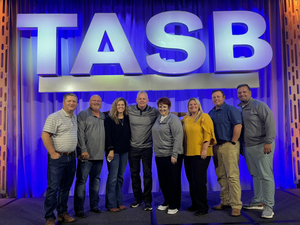 Excited for a great few days of learning at #TASBSLI with our Goldthwaite Board, committed to growing for our Eagle Community!!