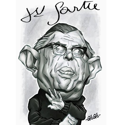 pascalmax890526's tweet image. Jean-Paul SARTRE par GéGé
Natif de l'époque (21 juin 1905)
#jeanpaulsartre #philosophie #existentialisme #caricature #caricaturenumérique
De Gerald Soler.✏️
