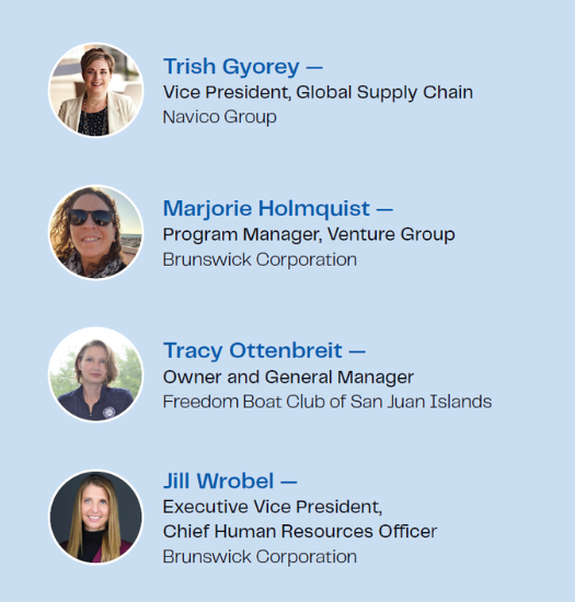 Brunswick_Corp_'s tweet photo. Brunswick is proud to celebrate our four inspiring leaders named as 2024 Women Making Waves honorees. These women are transforming the industry through their commitment to our #NextNeverRests mentality.
Learn more: https://t.co/m6khjJFGSg
#BrunswickCorp #WomenMakingWaves https://t.co/GVHPRb38CF