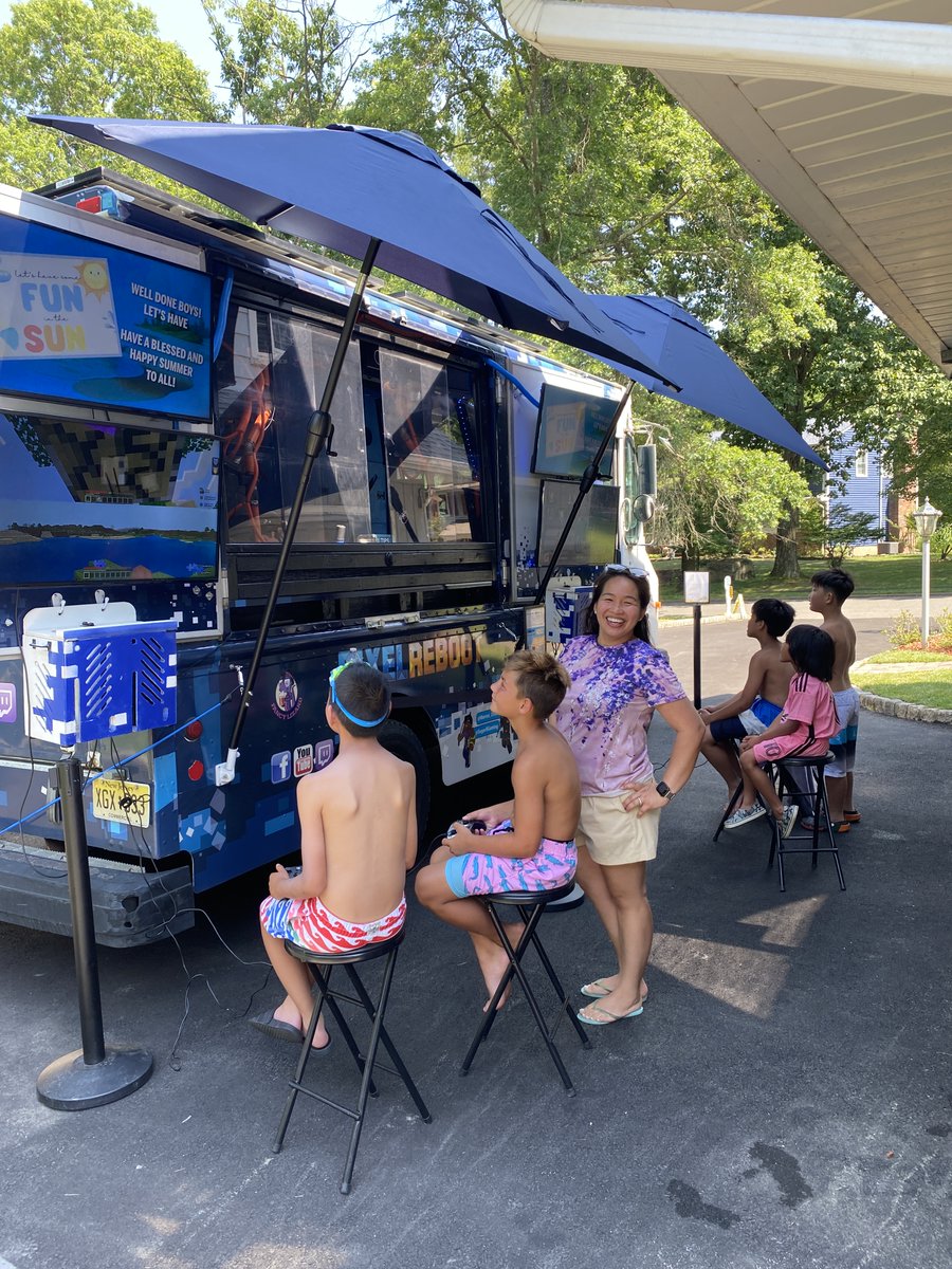 Did a party yesterday in the Mobile Gaming Unit. 95 degrees.  Not only that it was a pool party so the humidity in the rig was crazy.

I parked the rig, so the house blocked the sun. Ran the AC &amp; add some fans. 2.5KW of power. 

Kids had a blast, parents where happy.