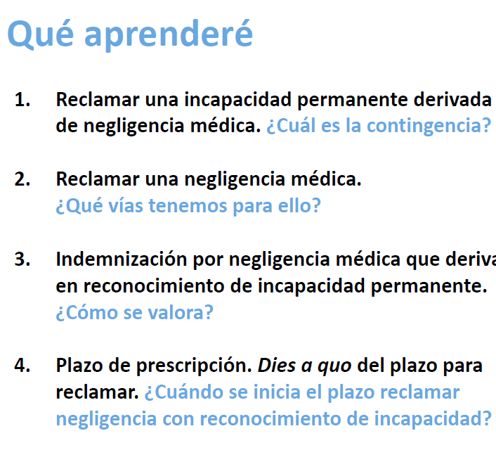📢Nos vemos a las 18.30h con <a href="/AJA_Madrid/">AJA-Madrid</a> hablando de Incapacidades, Negligencias Médicas y particularidades que las rodean.

¡Os espero en el otro lado de la pantalla!