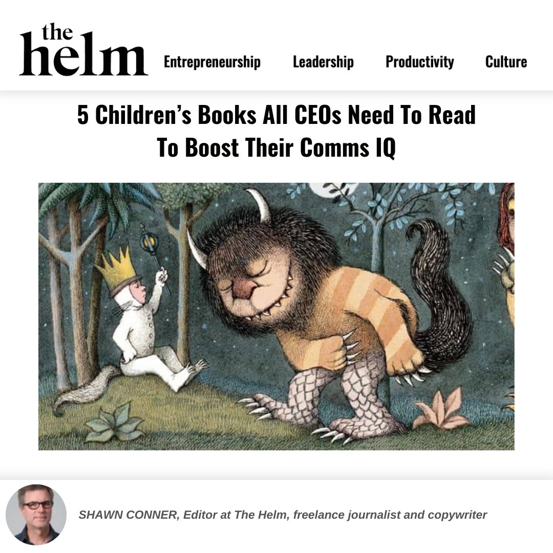 The Helm (@thehelmmagazine) on Twitter photo Kids’ books offer important lessons for CEOs and business leaders from the very simplicity and directness.
Here are five books that you can breeze through to boost your executive communication chops this summer: bit.ly/45yF8X2 Kids’ books offer important lessons for CEOs and business leaders from the very simplicity and directness.
Here are five books that you can breeze through to boost your executive communication chops this summer: bit.ly/45yF8X2