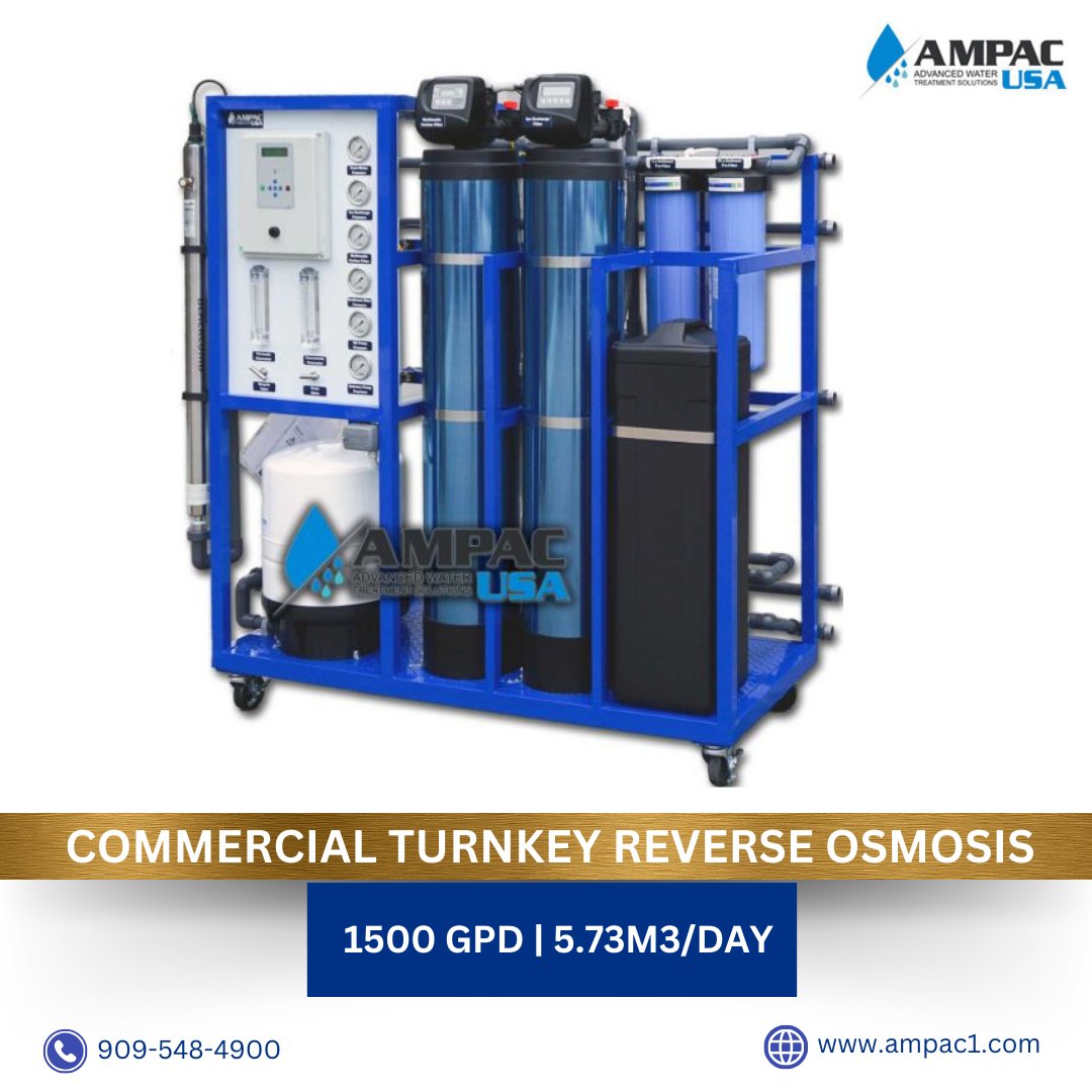 ampacusa's tweet image. Elevate your business standards with AMPAC USA's Commercial Turnkey Reverse Osmosis System! Superior water quality, easy installation, and seamless operation. Experience the difference today! 
Visit us : bit.ly/3jfrGNP
#ReverseOsmosis #CommercialSolutions #AMPACUSA