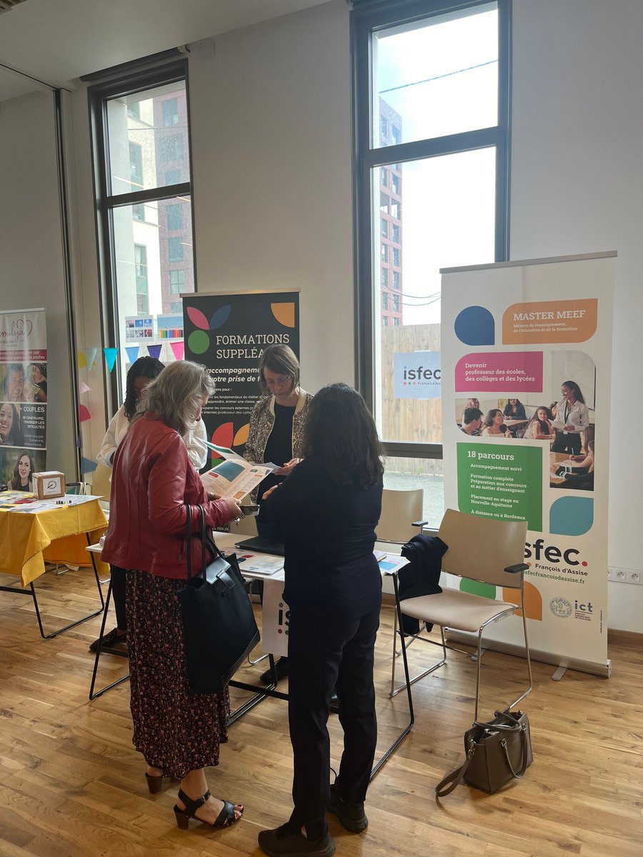 Ravis d'avoir participé hier à la première édition du  Forum de l'Enseignement Catholique de Gironde initié par DDEC33
👉Une occasion de retrouver les chefs d'établissement de Gironde et d'échanger sur  leurs projets de #formation pour préparer la rentrée.  #education