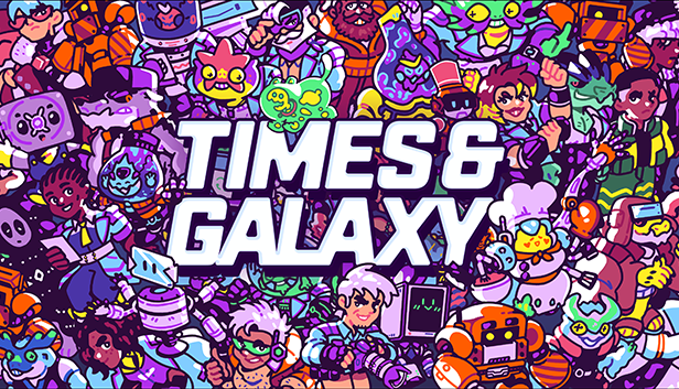 My new game Times &amp; Galaxy is out tomorrow on PC, Switch, Xbox, and PS5. There are a lot of games in this life, but I hope that you will play this one. 

This game is ridiculous and unlike anything and it is because the team was ridiculous and unlike anything.

A thread.