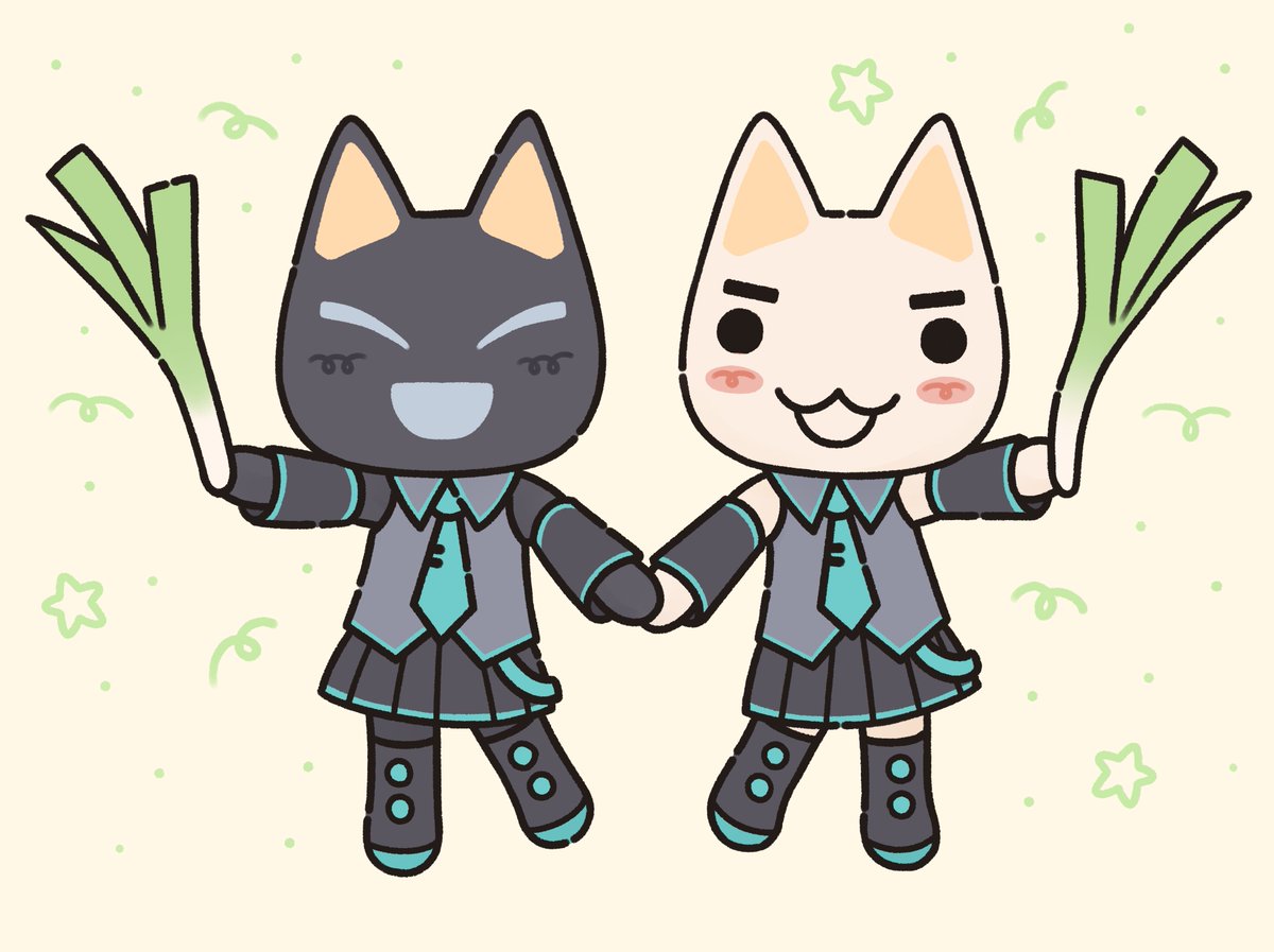 tusktwo's tweet image. toro + kuro! ✨ #dokodemoissyo