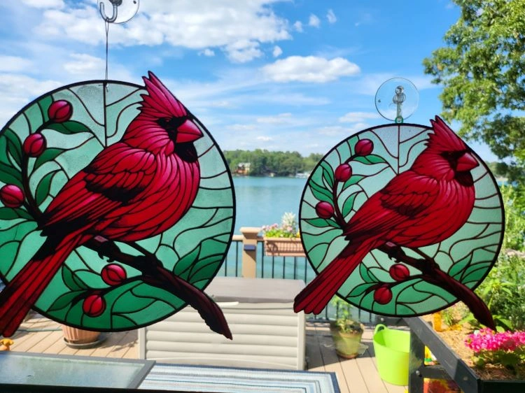 TLavedas00's tweet image. If anyone was holding back from trying the stained glass Cardinal because of the nearly 9-hour print time, I posted a 150mm profile to MakerWorld that takes about 1/4th the time.