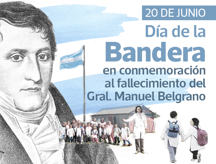 🇦🇷 20 de junio - Día de la Bandera 🇦🇷

Hoy se celebra el Día de la Bandera, en conmemoración de su creador, Manuel Belgrano, héroe de nuestra Patria, quien falleció el 20 de junio de 1820.

🇦🇷 ¡Feliz Día de la Bandera! 🇦🇷