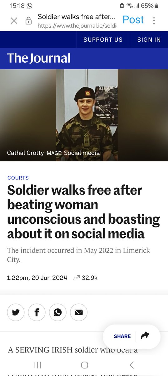 deirdrenugent4's tweet image. This is Cathal Crotty. Avoid him. He is free to walk the streets and serves in the defence forces. #nojustice #attacker #Limerick