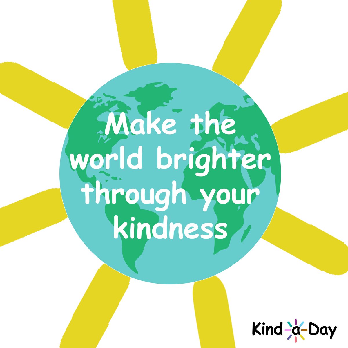 KindADay365's tweet photo. Make the world brighter through your kindness. ☀️🌍 
 
#kind #MakeTheWorldABetterPlace #BrighterFuture #BeKind #kindness #KindLife #LiveKind #ActsOfKindness #SpreadKindness #KindnessMatters #ChooseKindness #KindnessWins #KindaDay #KindnessAlways #RandomActsOfKindness https://t.co/DGmjgOmpxi