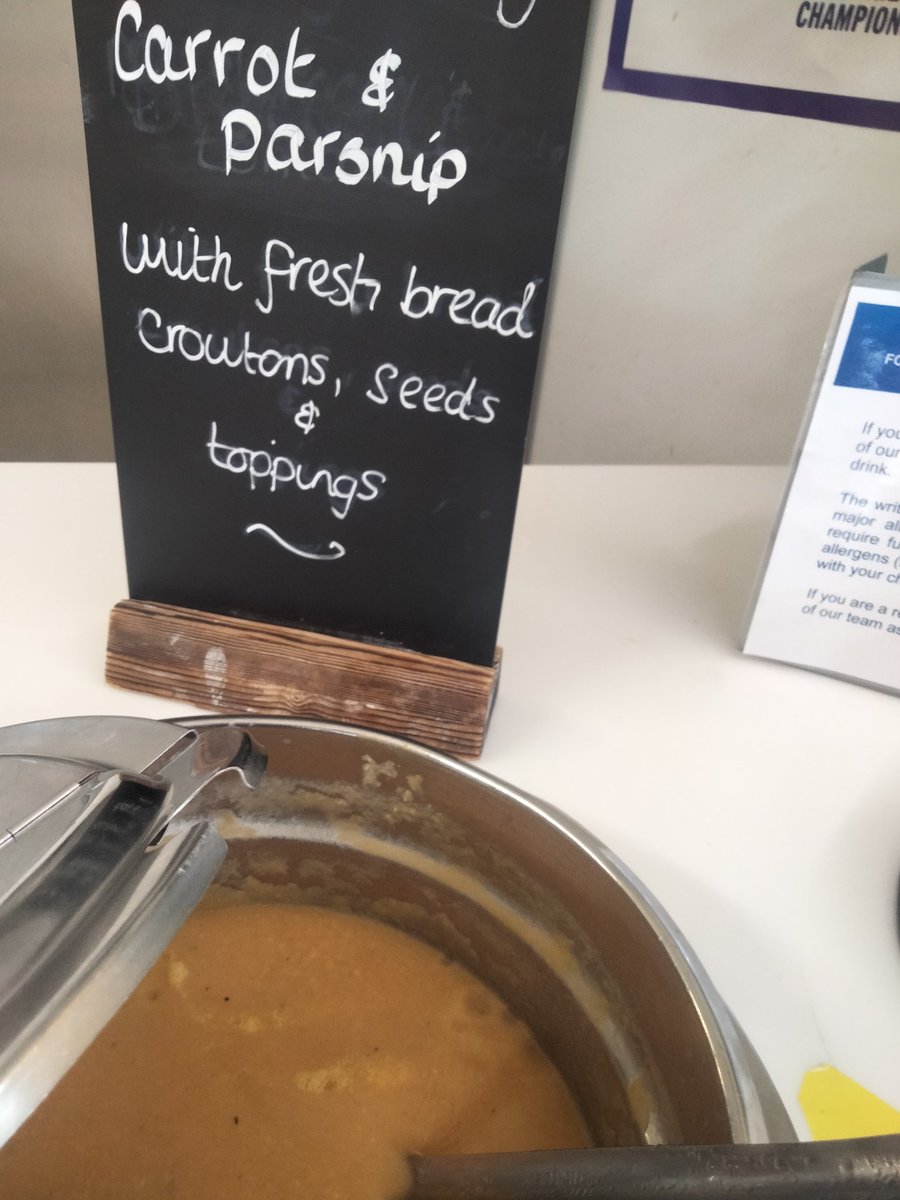 Thursday desserts - Spiced apple cake.  Fruit scones with jam and cream, jelly, yoghurt, fruit. Soup - Carrot and parsnip. Cheese board - Applewood cheddar.