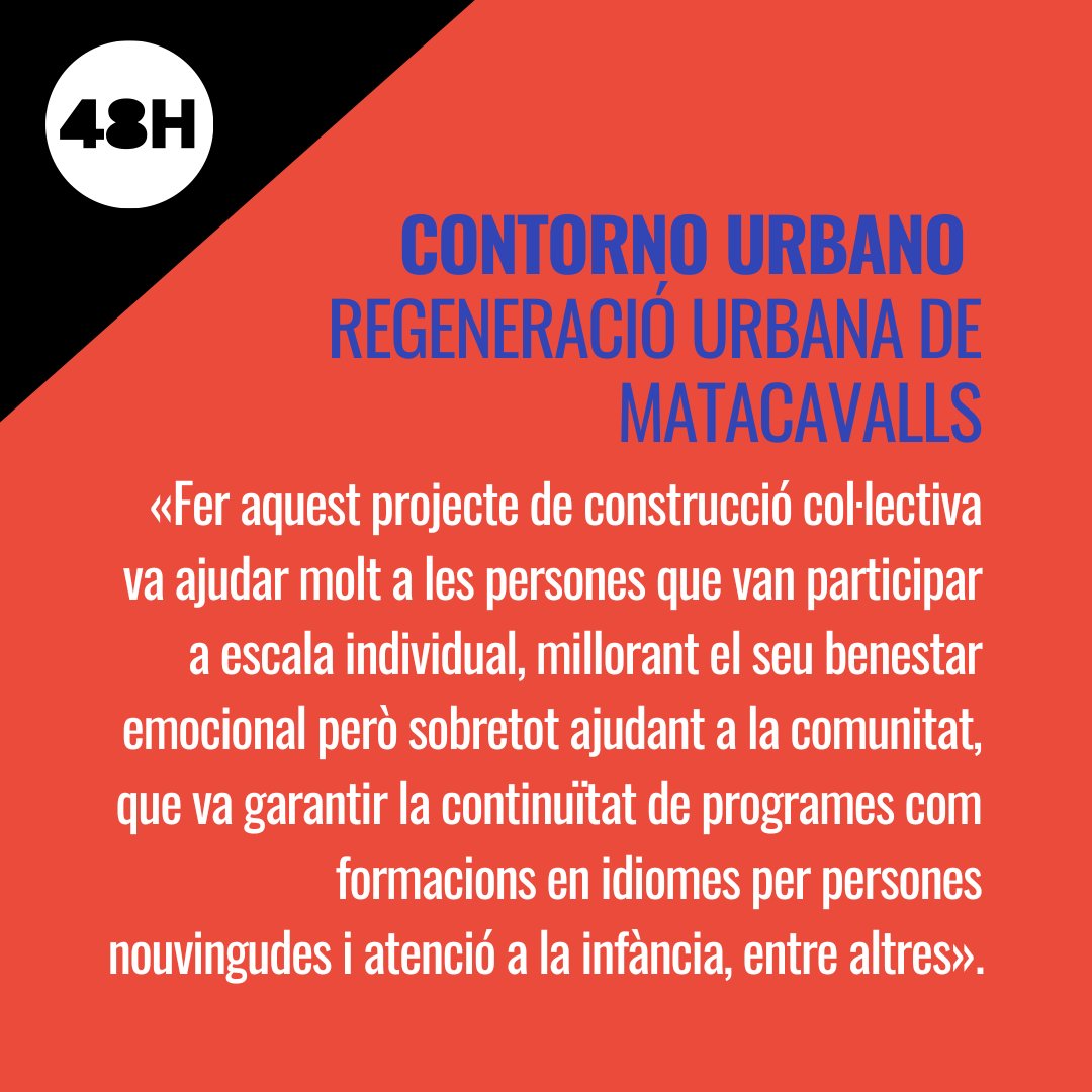48hOpenHouseBcn's tweet image. 📐 Avui us presentem a la Fundació Contorno Urbano i el projecte de l’Espai Matacavalls que vam poder veure en el marc de l’#OpenPro durant la darrera edició del festival #48hOpenHouseBcn👇