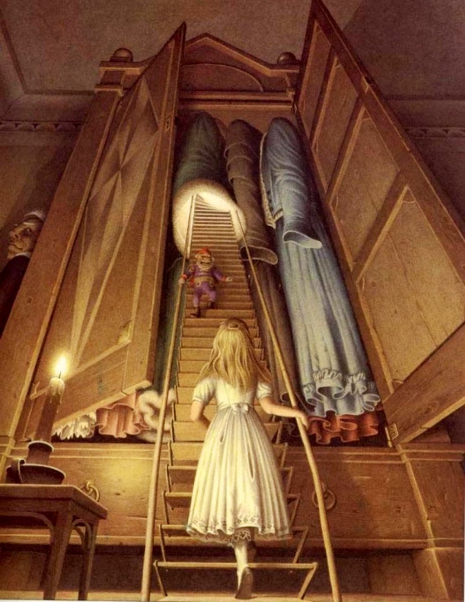 Kerria's tweet photo. I will never pass a wardrobe without checking for a portal to another world. https://t.co/XdtAUylIZ1