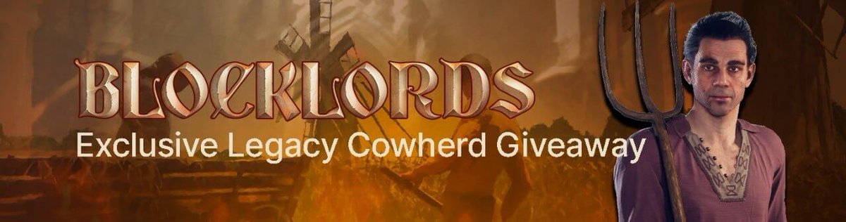 vvickym2's tweet image. 🪂#OKX Web3钱包drops最新一期空投链游项目@BLOCKLORDS 牧牛者NFT。BlockLords (web3帝国时代)由 MetaKing Studios 开发,Web3 首款 3A SLG 中世纪大战略游戏,已经获得1500W美元种子轮融资。
🎁空投牧牛者英雄NFT✖️3
1⃣关注 @okxchinese @vvickym2
2️⃣点💗&转发留言ETH地址
#OKX…