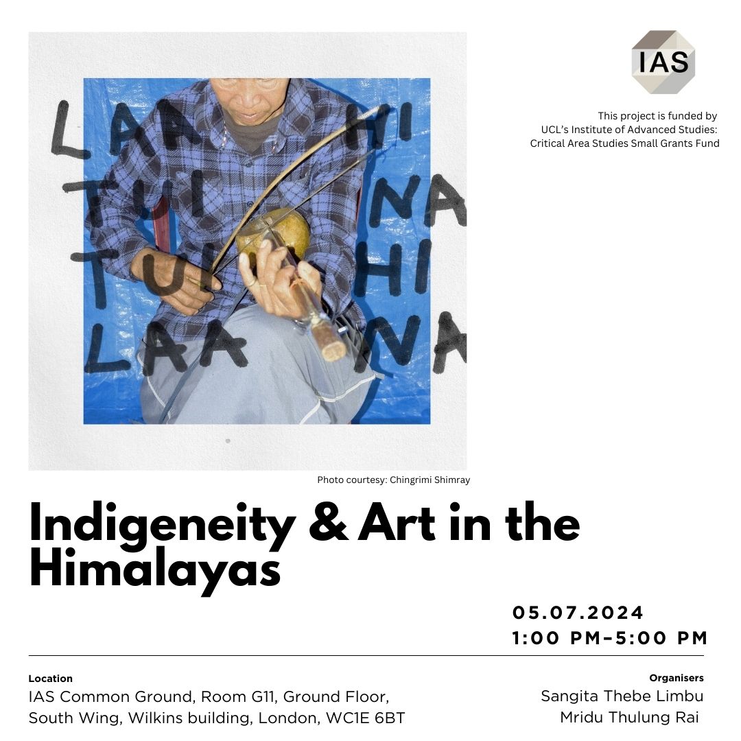 We are showcasing the work of artists and researchers from #Nepal and #India as they engage with themes of Indigeneity, identity, collective rights and possibilities of new futures amidst the climatic and social crises in the  #Himalayas. 

Please join us: shorturl.at/BrbV2