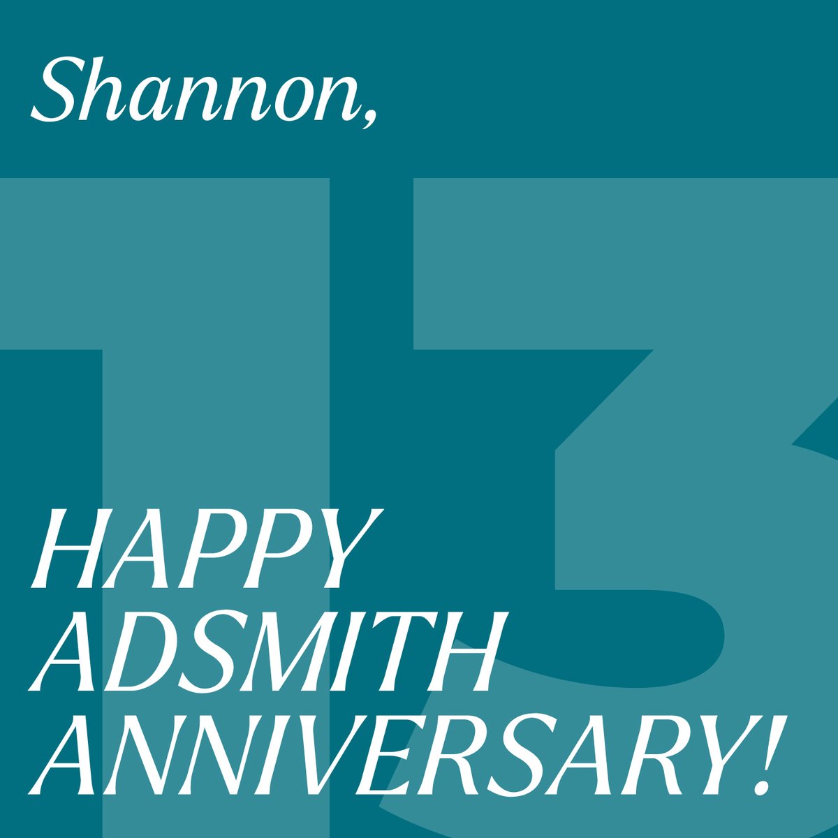ADsmith417's tweet photo. Happy anniversary to Shannon, ADsmith’s resident wizard. He who brings words and ideas to life in ways that are colorful, captivating, and engaging. Tell us that’s not magic. 

#ADsmith #happyanniversary #graphicarts #graphicdesign #digitalart https://t.co/NDHXPFTigT