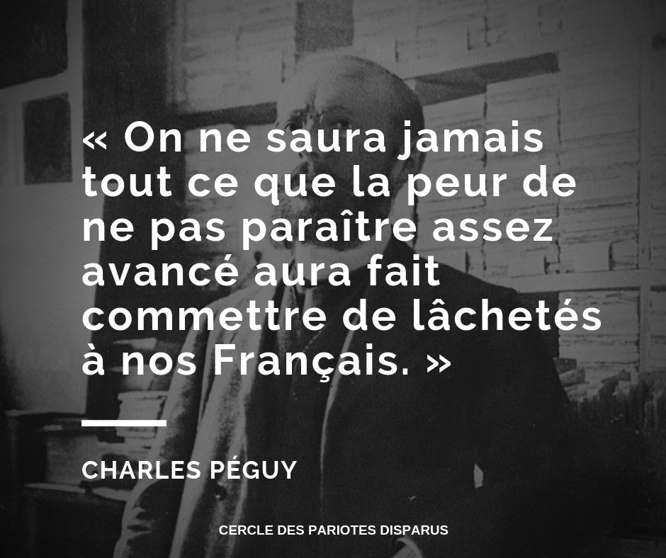 Souverainisme's tweet photo. Charles Péguy, in "Notre patrie" : https://t.co/kbcUNSwfDM