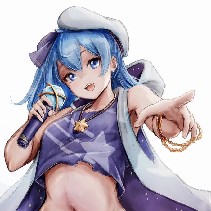 ねゅゅ おやすみー今日の過去絵は 謎衣装のほちまち 