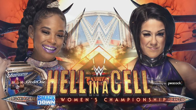 wrestle_hist's tweet photo. 6/20/2021

Bianca Belair defeated Bayley to retain the SmackDown Women's Championship in a Hell In A Cell Match at Hell In A Cell from the Yuengling Center in Tampa, Florida.

#WWE #HellInACell #BiancaBelair #TheESTOfWWE #Bayley #RoleModel #HellInACellMatch https://t.co/zoI8ImN4h4