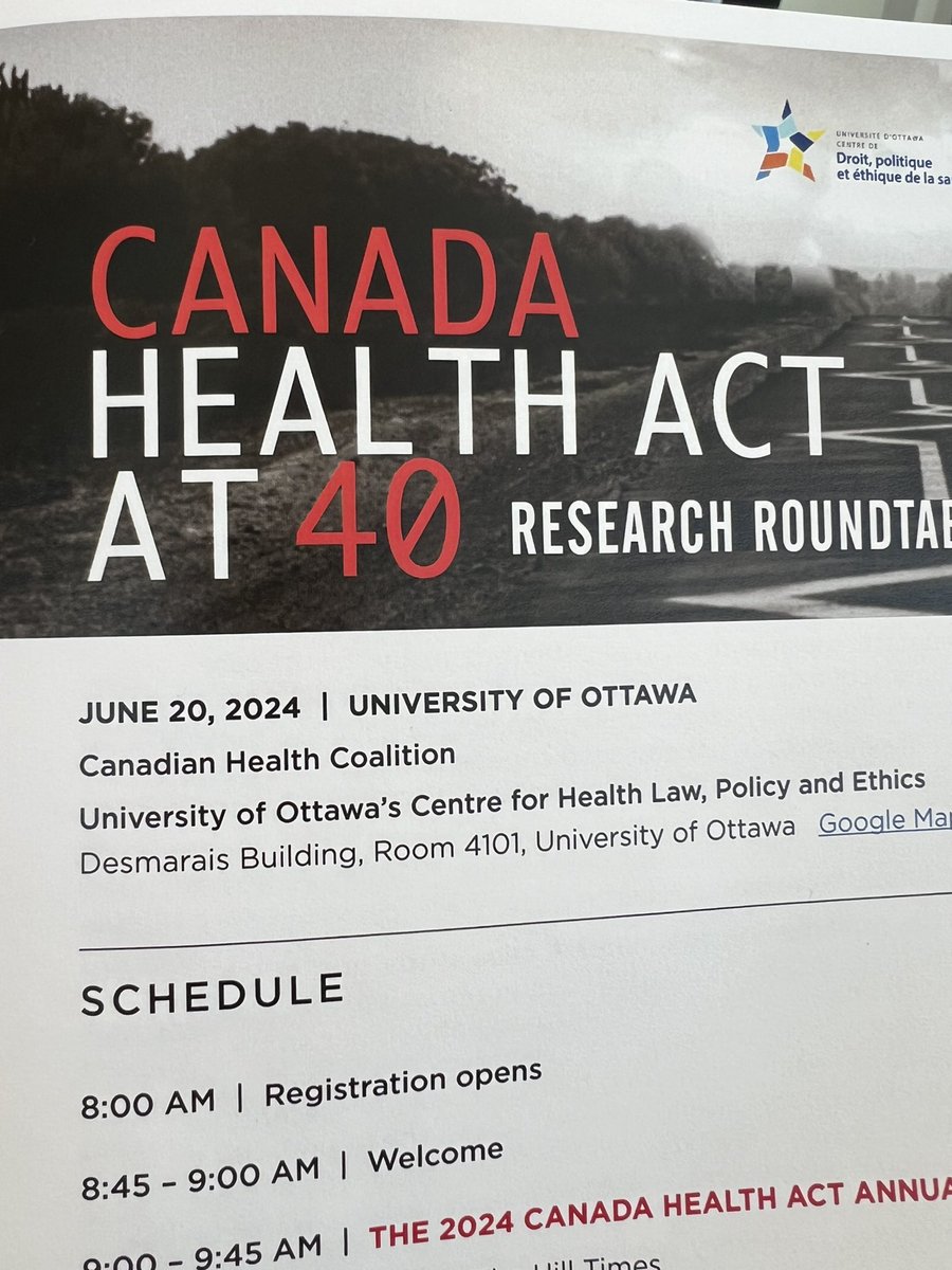 PaulineWorsfold's tweet photo. On now in #yow discussion and debate on the Canada Health Act which turns 40 years old this year. #CHA40 @HealthCoalition https://t.co/pS3aN0U2nB