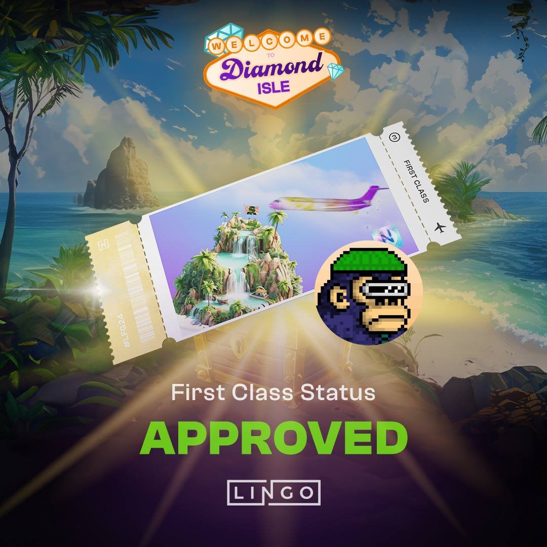 Welcome <a href="/adsy889/">adsy</a>,

Your application to @lingocoins First Class has been accepted.

You are now boarding Lingo’s presale with privileges.

Fasten your seatbelt and enjoy the premium experience!