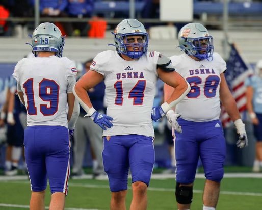 🚨ALUMNI SPOTLIGHT🚨

<a href="/aidan_graham11/">Aidan Graham</a> 
Then:
2023 grad | MLB

Now:
United States Merchant Marine Academy | Desired career: Naval Aviation Officer / Shipyard Marine Engineer.

#BTB | #RecruitTheA