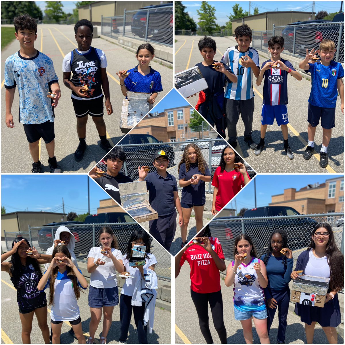 MrAndrewSousa's tweet image. Grade 7 science class turning up the heat 🔥🍫 We&apos;re testing out thermal ovens to perfect our s&apos;mores game!! #STEMed #SmoreFun