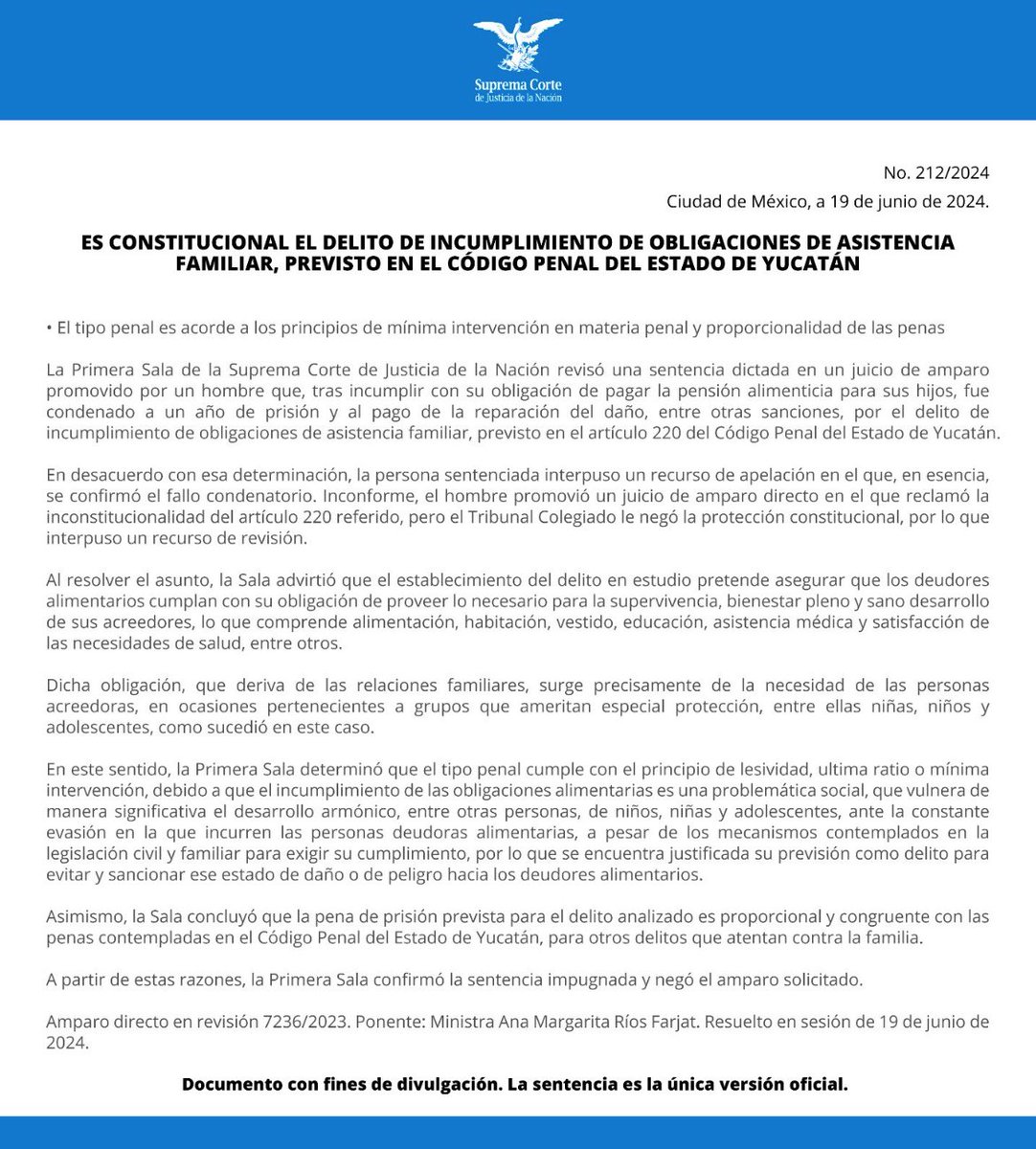 Incumplir con la obligación de pago de pensión alimenticia #ESDELITO 

<a href="/DianaLuzVa/">Diana Luz</a>