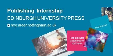 📖 Join Edinburgh University Press as a Publishing Intern starting Oct 2024! Gain hands-on experience in book editorial, contracts, and more. Enjoy benefits like hybrid working, training budget, and 40 days of holiday. Apply now! #UoNHotJobs buff.ly/3yTZGgi