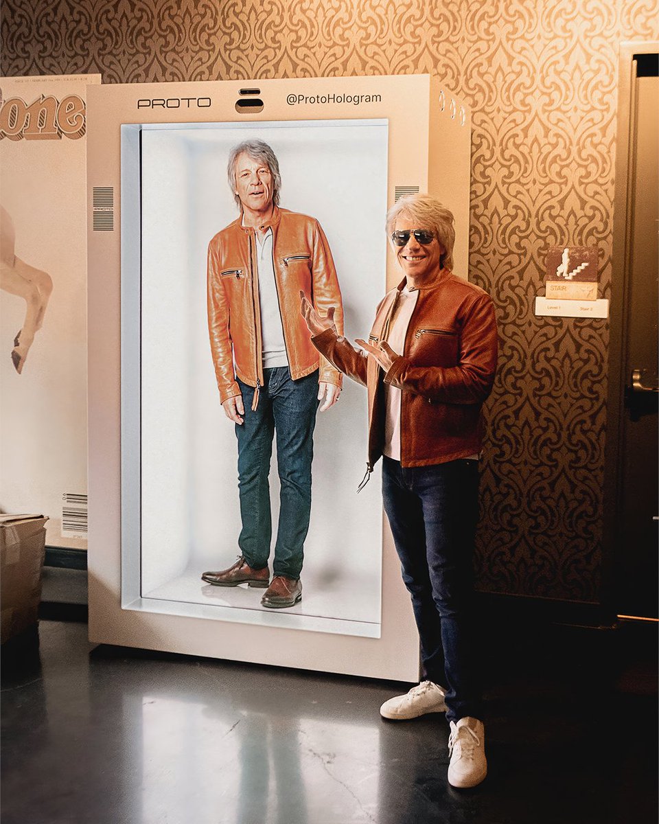 Jon Bon Jovi (@jonbonjovi) on Twitter photo Have you seen the hologram of me at JBJ's Nash created by our friends <a href="/ProtoHologram/">Proto Hologram</a>? Come check it out Have you seen the hologram of me at JBJ's Nash created by our friends <a href="/ProtoHologram/">Proto Hologram</a>? Come check it out