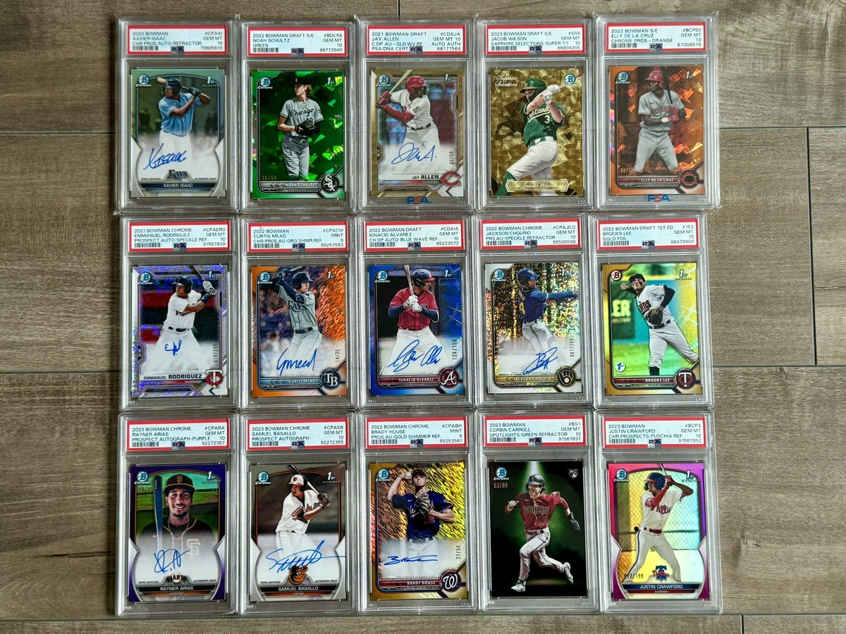 LooksOffCenter's tweet image. Bowman slab sale…. Comment for pricing and feel free to offer!

RTs and Likes appreciated 🙂

@sports_sell