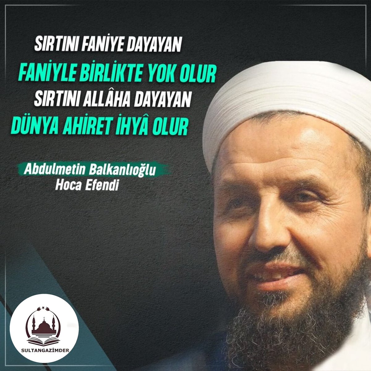 Ömrünü İslam davasına adayan, ümmeti kucaklayan  kıymetli hocamız Abdülmetin Balkanlıoğlu'nu vefatının sene-i devriyesinde rahmetle yâd ediyoruz. 

#AbdülmetinBalkanlıoğlu