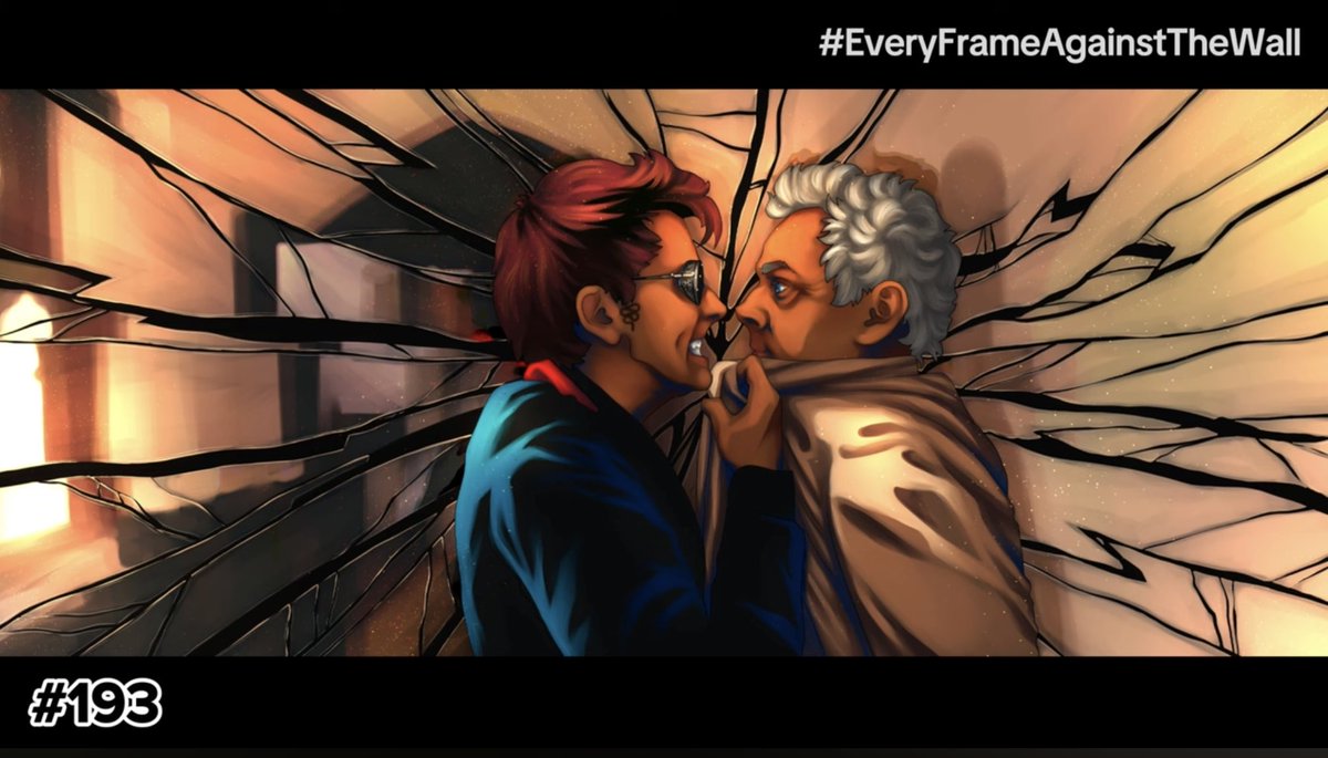 who_vio's tweet photo. https://t.co/Iv3WqkwaoV
This is amazing.
My favourites from #EveryFrameMatters #EveryFrameAgainstTheWall #GoodOmens https://t.co/KRFFqP8KcC