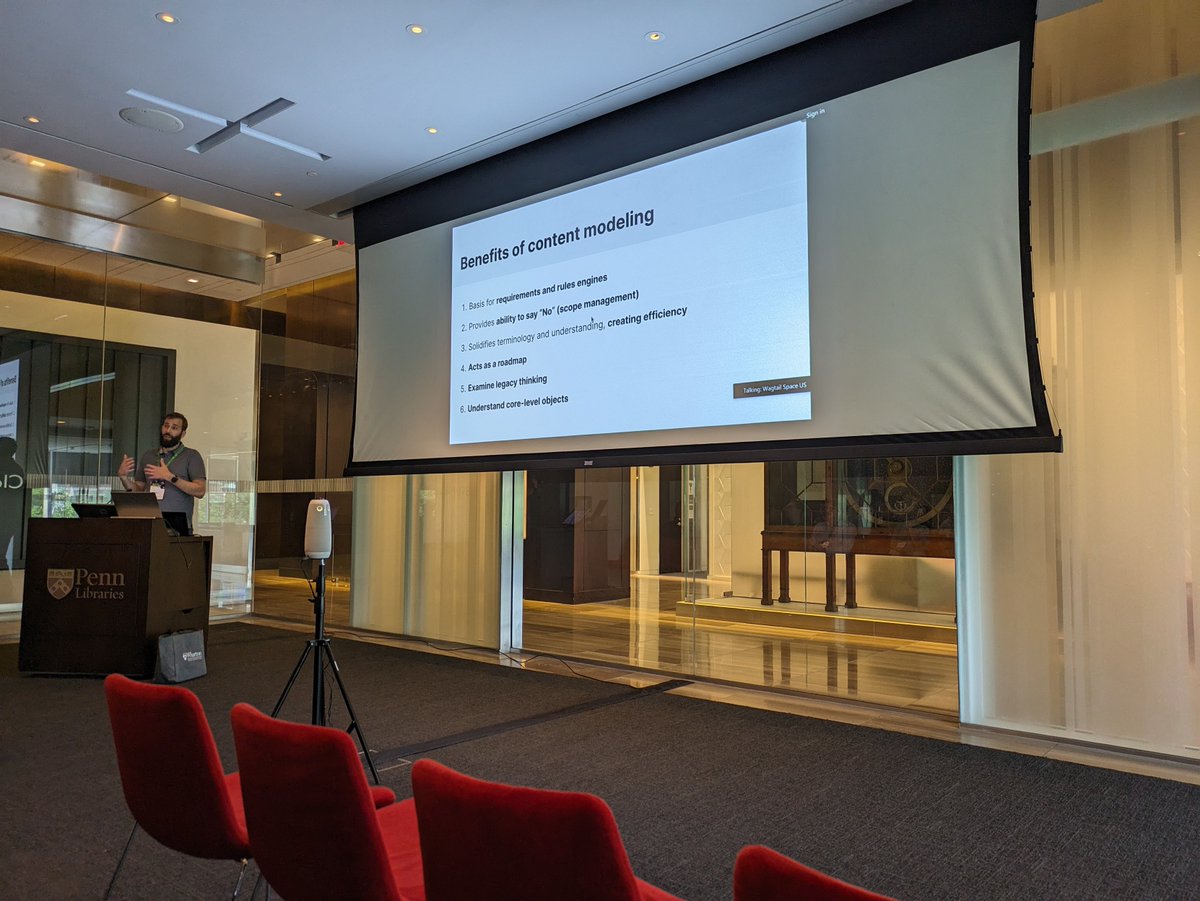 Michael Trythall from Lincoln Loop shared his approach to content modeling and how you can capture the needs of content creators into your CMS design.

"I like a CMS that is structured but you can still build whatever the hell you want."

#wagtailspace