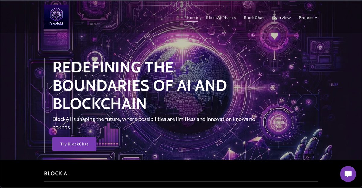 eth_wonderr's tweet image. Welcome to BlockAI &amp;amp; BlockChat!

Excited to dive into the future of blockchain communication? 🌐✨ Meet BlockChat by BlockAI, your gateway to secure and innovative crypto discussions. Explore with us! 🧵👇
#BlockAIChallenge #BlockChat