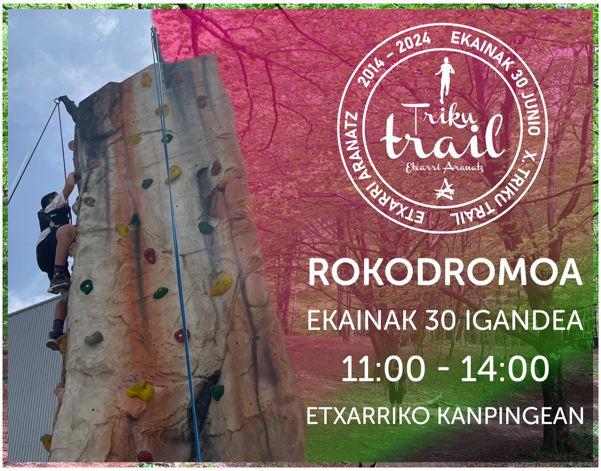 Ez zarete aspertuko 😉
#TrikuTrail
