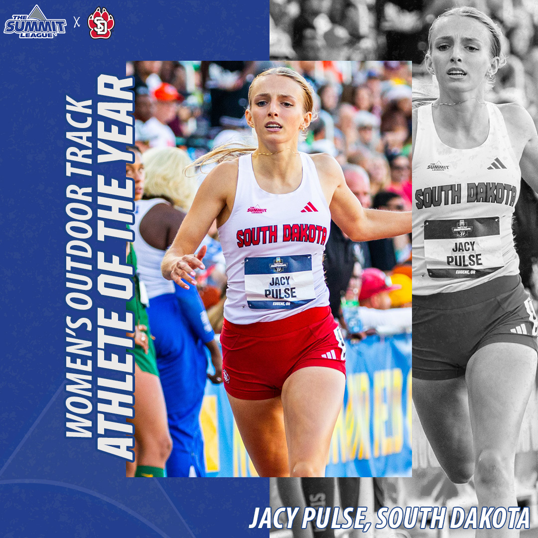 TheSummitLeague's tweet photo. #SummitOTF Individual Awards 🏆

𝐖𝐨𝐦𝐞𝐧’𝐬 𝐎𝐮𝐭𝐝𝐨𝐨𝐫 𝐓𝐫𝐚𝐜𝐤 𝐀𝐭𝐡𝐥𝐞𝐭𝐞 𝐨𝐟 𝐭𝐡𝐞 𝐘𝐞𝐚𝐫: @JacyPulse, @SDCoyotesXCTF 

📰 » https://t.co/mG0XeSY6ww

#ReachTheSummit https://t.co/A1itoCvKgI