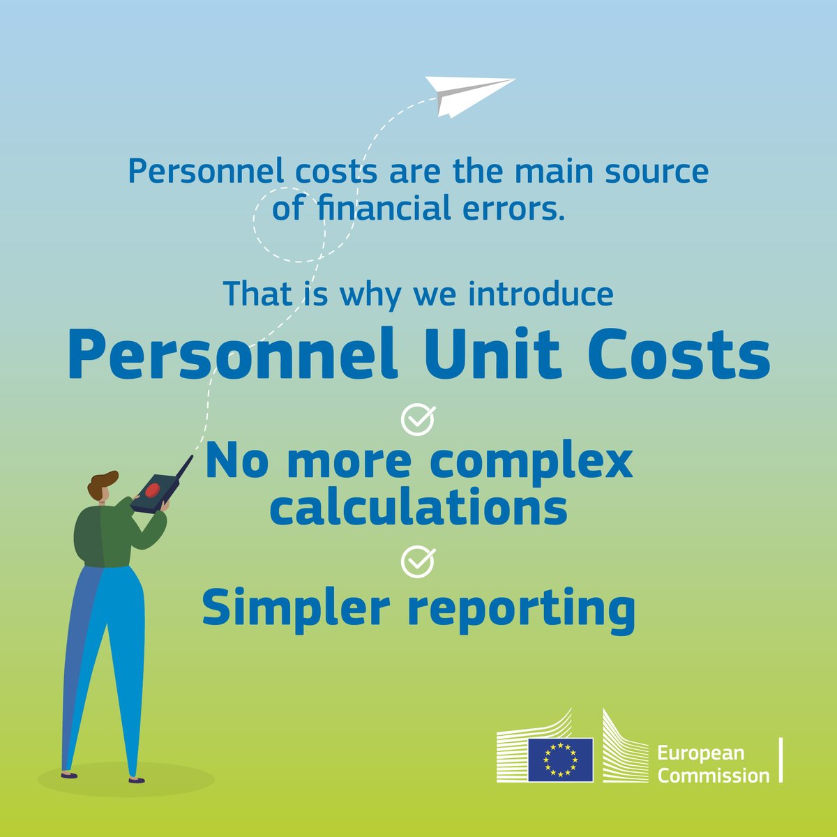 Did you miss out on the ‘Personnel Unit Cost’ webinar yesterday? 

You can now access the recording &amp; learn about this simpler option to report your Horizon Europe grant costs 👉 europa.eu/!wnmWkd