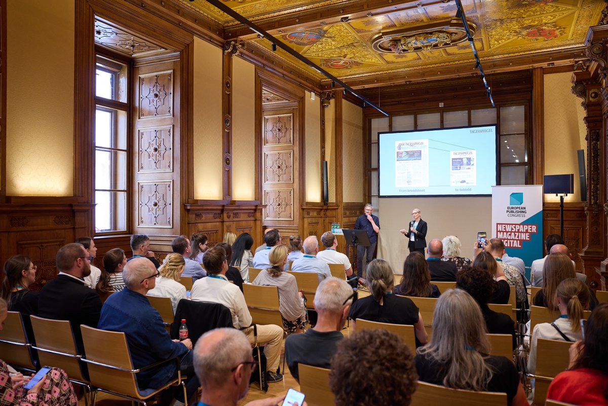 After the relaunch: From full format to tabloid
Editor-in-chief Christian Tretbar, Katrin Schuber and Manuel Kostrzynski, art directors and heads of the visual department, will present the "Tagesspiegel" concept which made them „European Regional Newspaper of the Year“. #EPC24