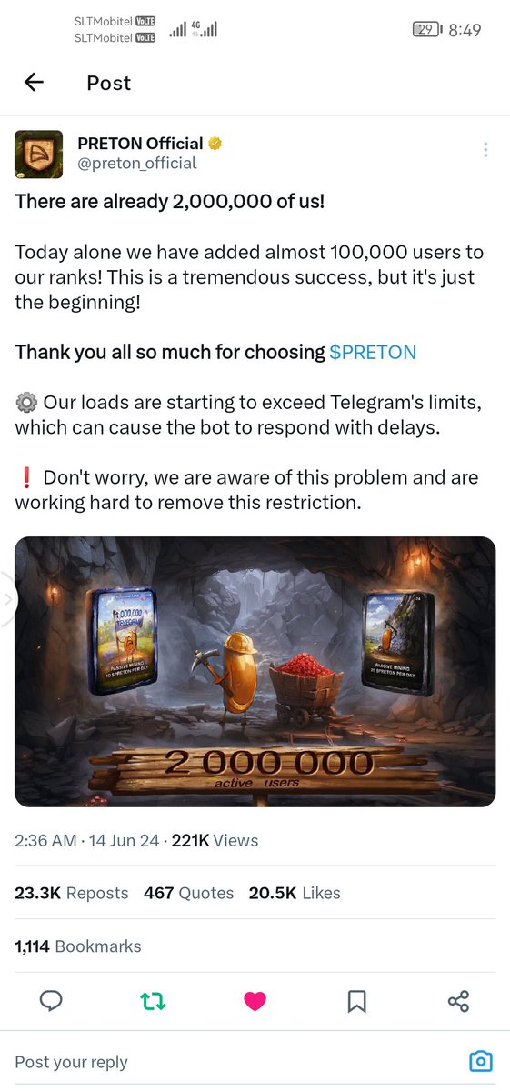Theekshana1000's tweet photo. @preton_official @pikaso_me screenshot this https://t.co/FdHGWBc1I2