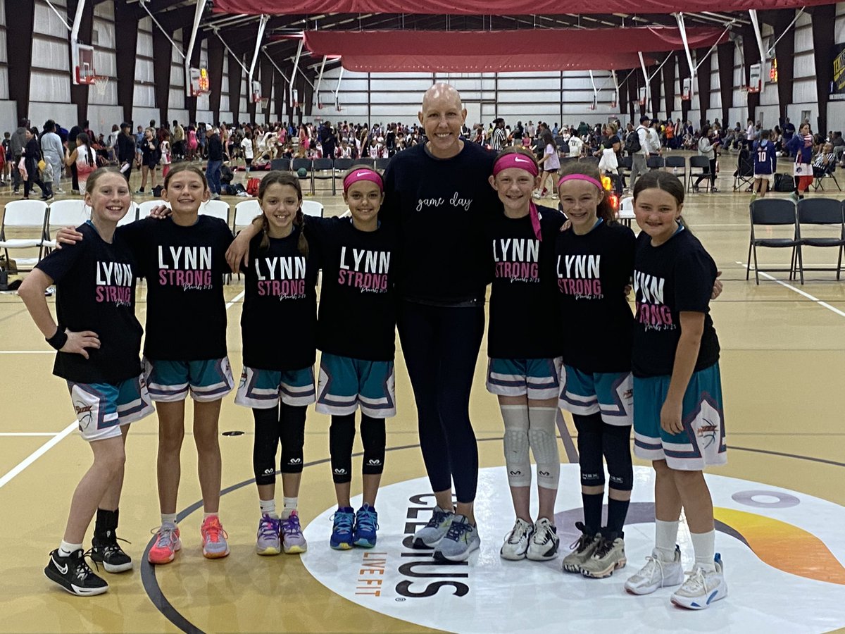 CoachJoshLynn's tweet photo. Round 6 of Chemo today!  Hasn’t missed school,  Summer work-outs, kids sporting events other than appointments.  Still does what work outs she can do every morning.  Have not heard her complain one time!  Positive attitude with a grounded spiritual background goes a long way.  So Proud of her!  We Got This Pam Lynn!