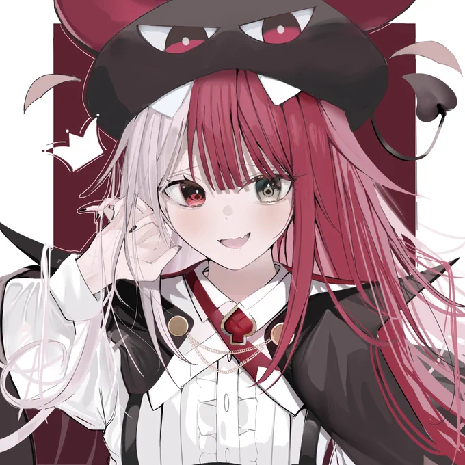 あくび・でもんすぺーどちゃん(ちょっと加筆 #でもんすぺ絵ど