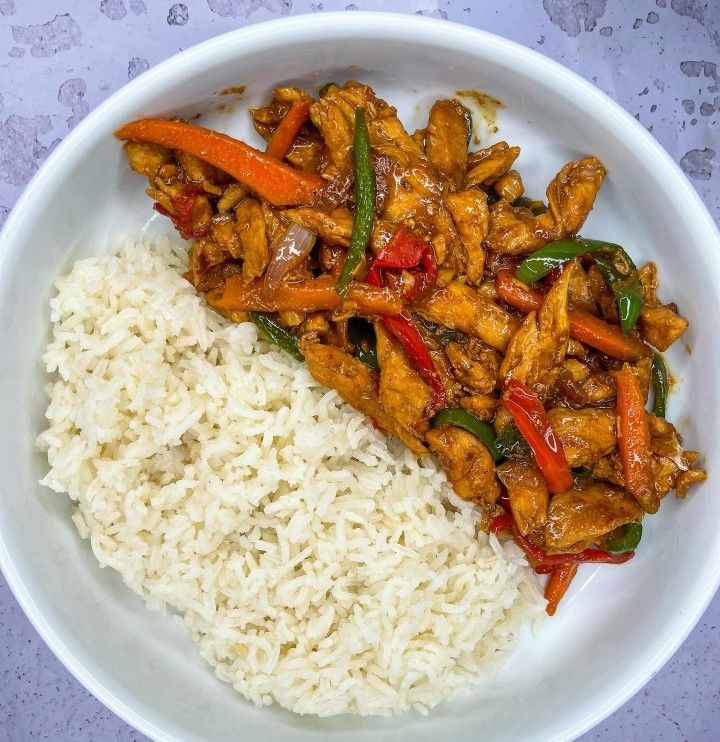 food_aha's tweet photo. Rice with Chicken teriyaki https://t.co/LyOCKYIPII