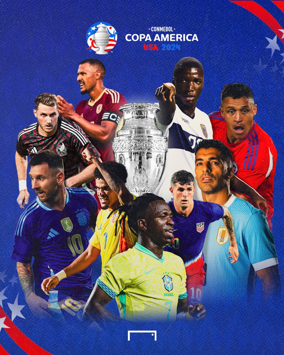 ¡Llegó el día! 📆 Hoy comienza la COPA AMÉRICA 🌎

¿Qué selección es favorita a ser campeona? 🏆